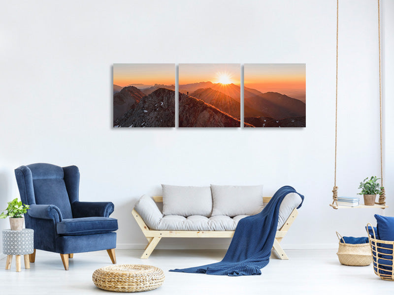 panoramic-3-piece-canvas-print-running-on-the-ridge