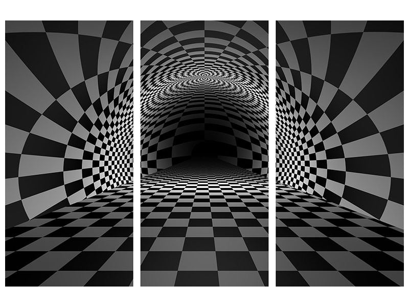 3-piece-canvas-print-abstract-chessboard