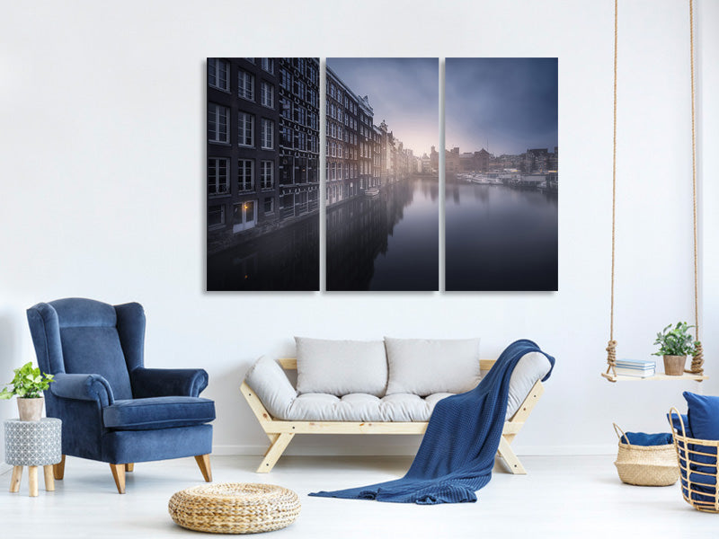 3-piece-canvas-print-amsterdam-morning-iii