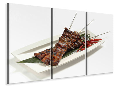 3-piece-canvas-print-asian-kebab