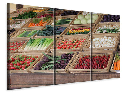 3-piece-canvas-print-at-the-vegetable-market