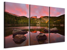 3-piece-canvas-print-bear-lake-sunrise