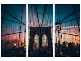 3-piece-canvas-print-brooklyn-bridge-in-the-evening-light