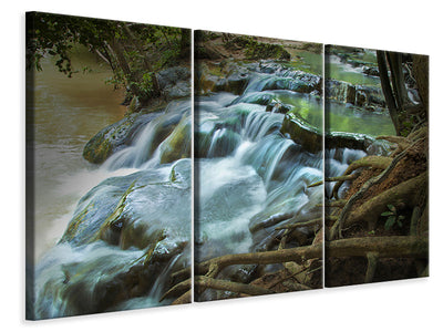 3-piece-canvas-print-eyecatcher-waterfall
