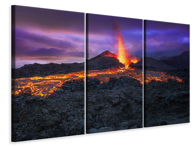 3-piece-canvas-print-fire-at-blue-hour