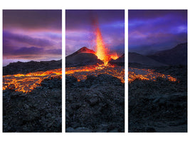 3-piece-canvas-print-fire-at-blue-hour