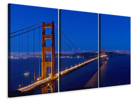 3-piece-canvas-print-golden-gate-at-night