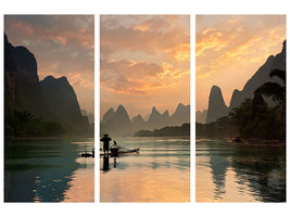 3-piece-canvas-print-golden-li-river