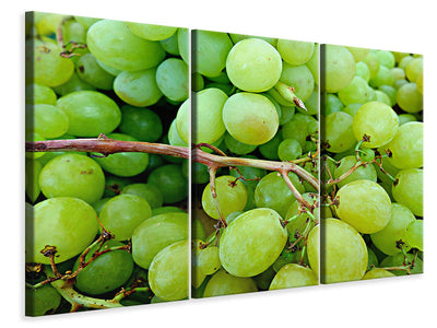 3-piece-canvas-print-green-grapes