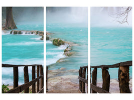 3-piece-canvas-print-house-at-waterfall