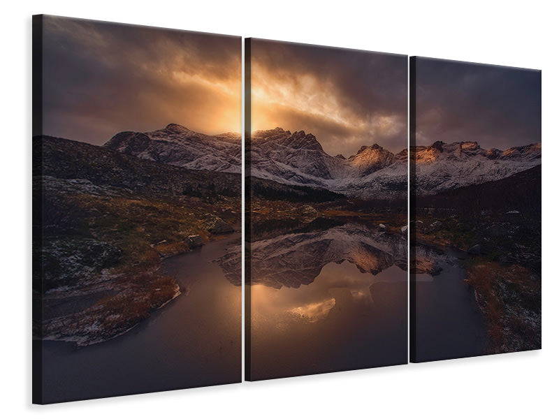 3-piece-canvas-print-lofoten-mountains