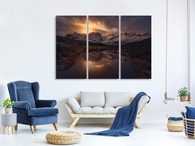 3-piece-canvas-print-lofoten-mountains