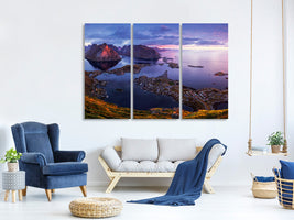 3-piece-canvas-print-lofoten-sunrise