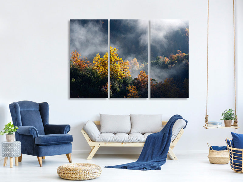 3-piece-canvas-print-moonlight-forest