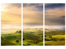 3-piece-canvas-print-podere-belvedere-sunrise