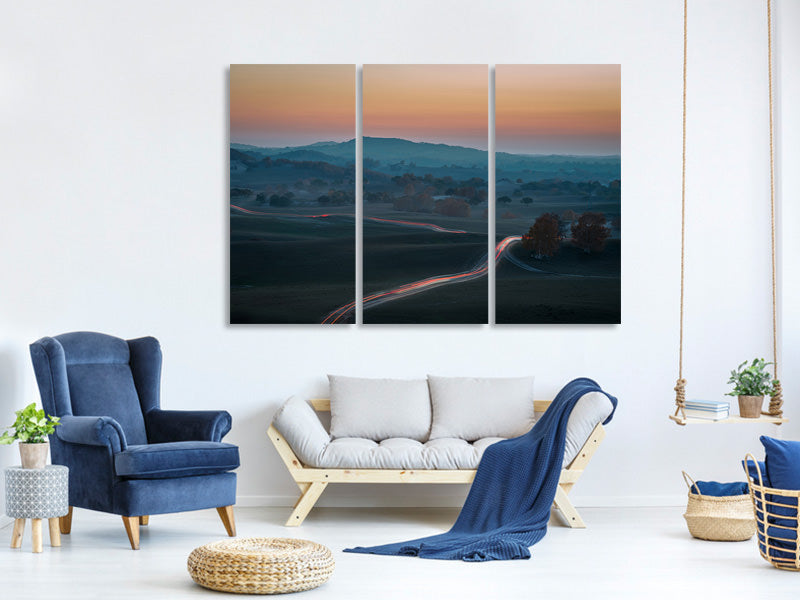 3-piece-canvas-print-prairie-dusk