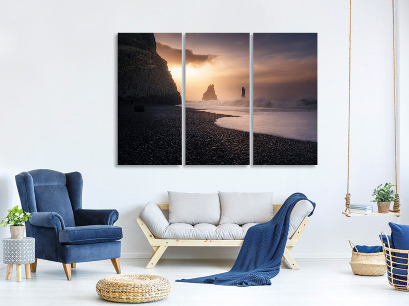 3-piece-canvas-print-reynisfjara-sunrise