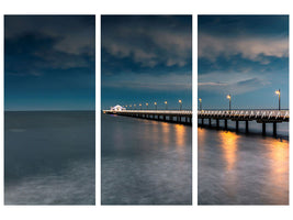 3-piece-canvas-print-shorncliffe-pier-brisbane