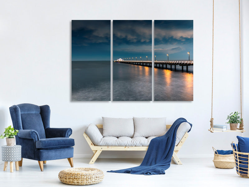 3-piece-canvas-print-shorncliffe-pier-brisbane