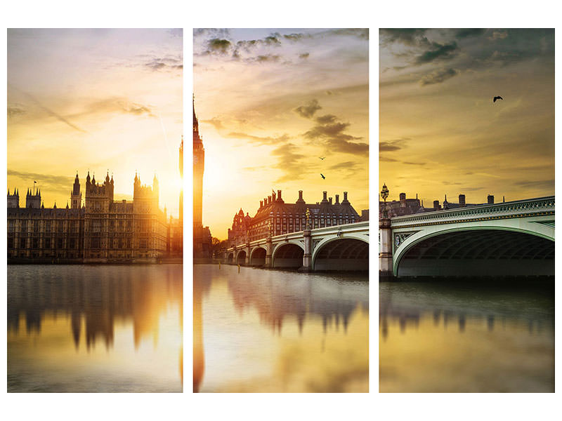 3-piece-canvas-print-skyline-big-ben-in-sunset