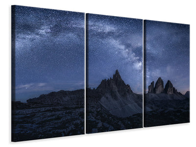 3-piece-canvas-print-stars-in-the-dolomites
