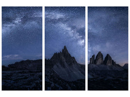3-piece-canvas-print-stars-in-the-dolomites