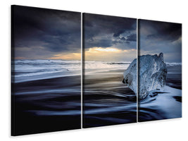 3-piece-canvas-print-sunrise-between-ice