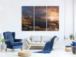 3-piece-canvas-print-sunrise-over-reine