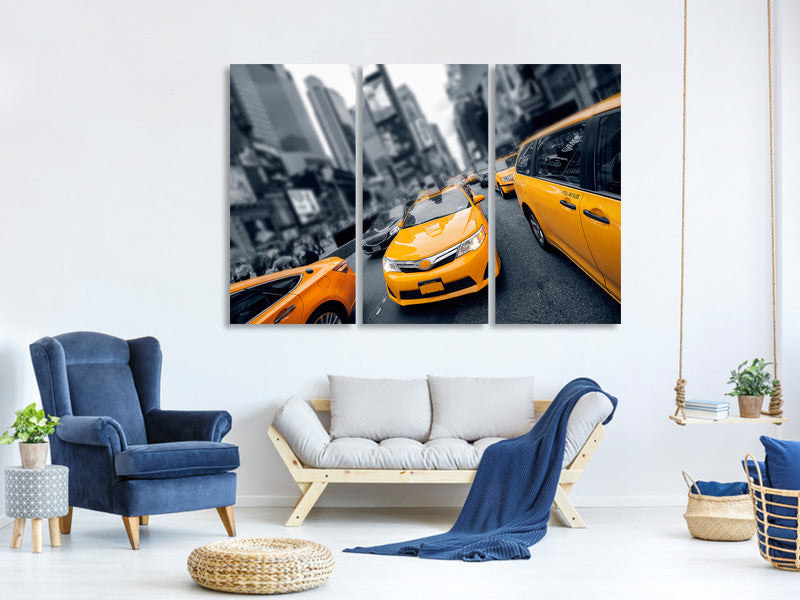 3-piece-canvas-print-taxi-in-nyc