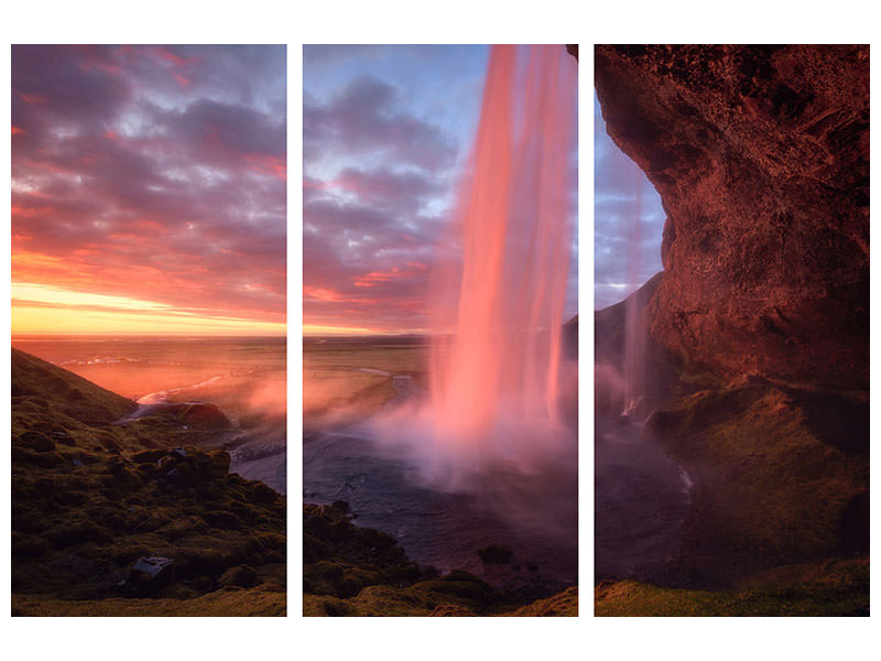 3-piece-canvas-print-the-burning-falls