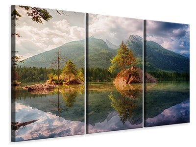 3-piece-canvas-print-the-clear-mountain-lake