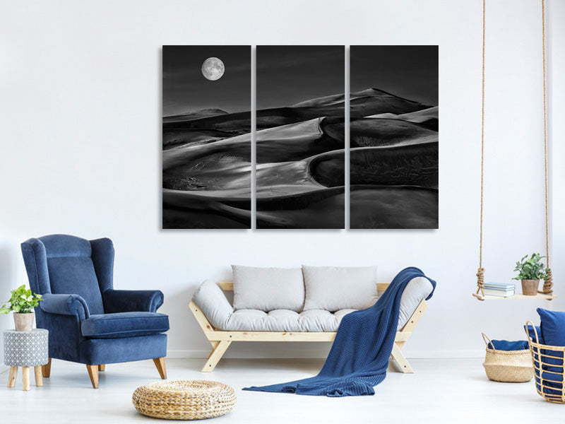 3-piece-canvas-print-the-night-walked-down-the-sky