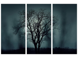 3-piece-canvas-print-the-tree-in-darkness