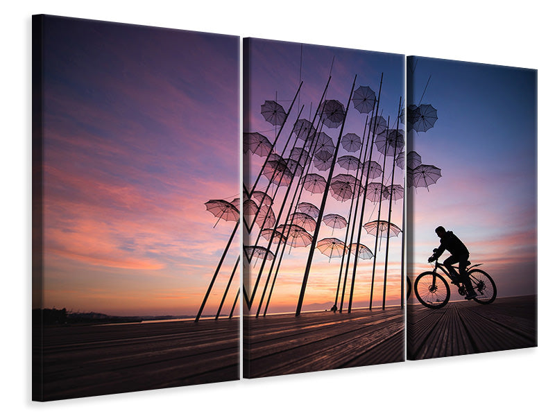 3-piece-canvas-print-umbrellas