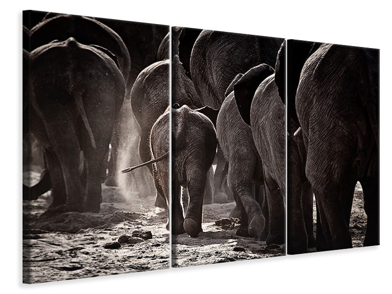 3-piece-canvas-print-walking-home