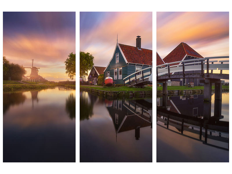 3-piece-canvas-print-zaanse-schans