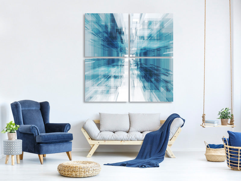 4-piece-canvas-print-abstract-space-expansion