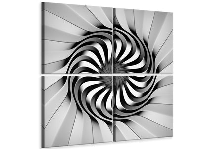 4-piece-canvas-print-abstract-spiral