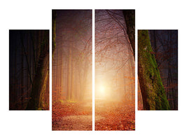 4-piece-canvas-print-autumn-in-the-woods