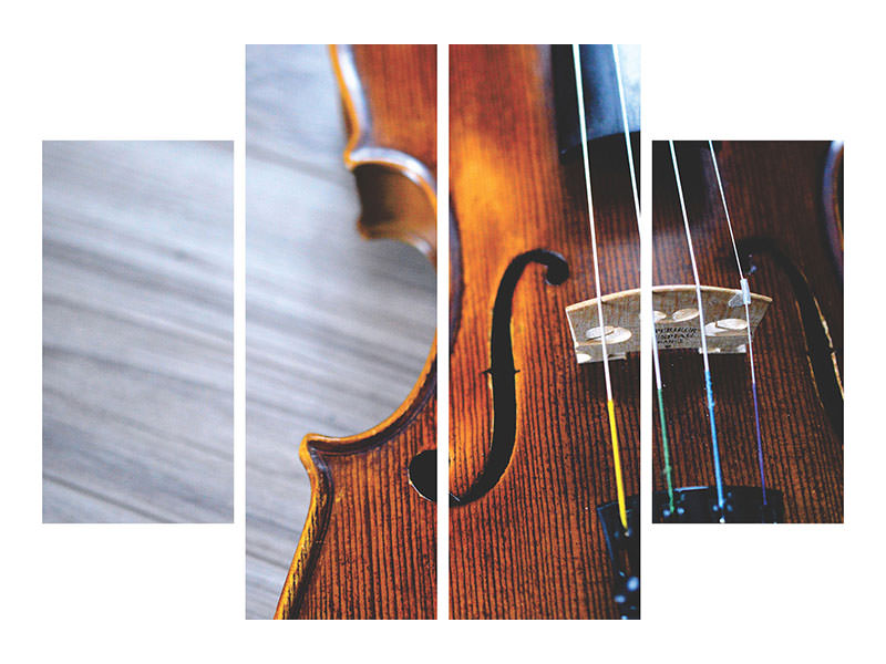 4-piece-canvas-print-close-up-violin-ii