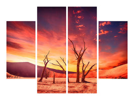 4-piece-canvas-print-colorful-desert