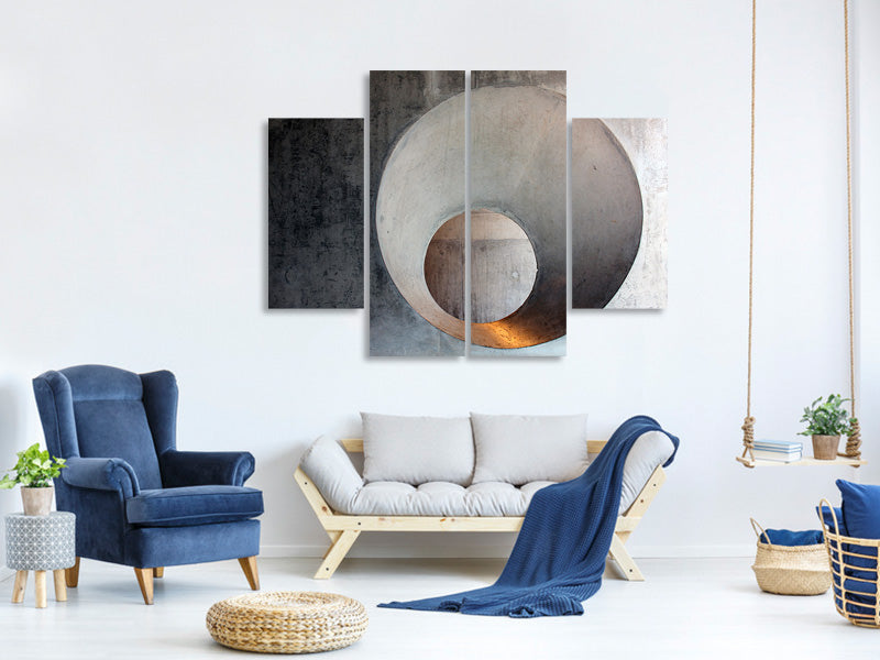 4-piece-canvas-print-concrete-art