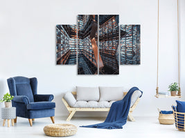 4-piece-canvas-print-cool-bookstore