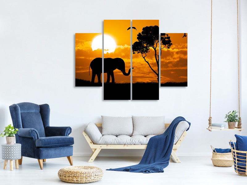 4-piece-canvas-print-dreamy-africa
