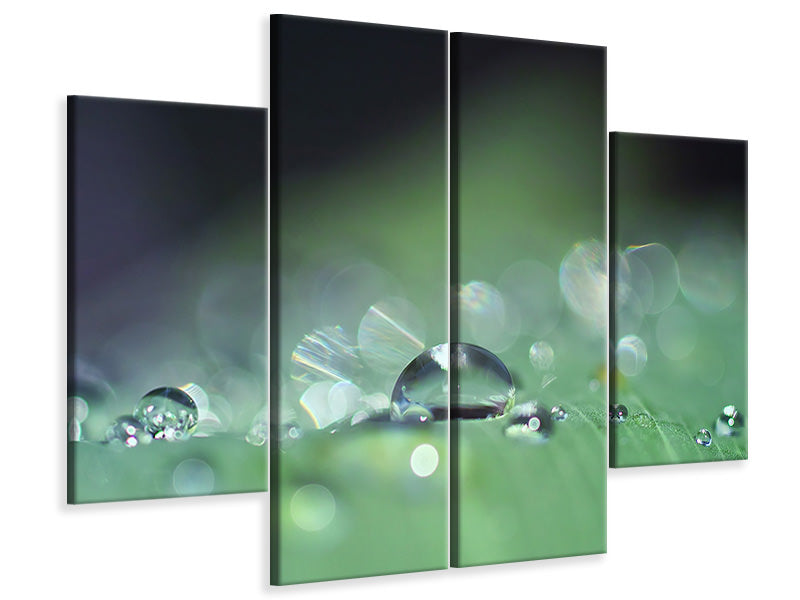 4-piece-canvas-print-drops-of-water-in-xxl