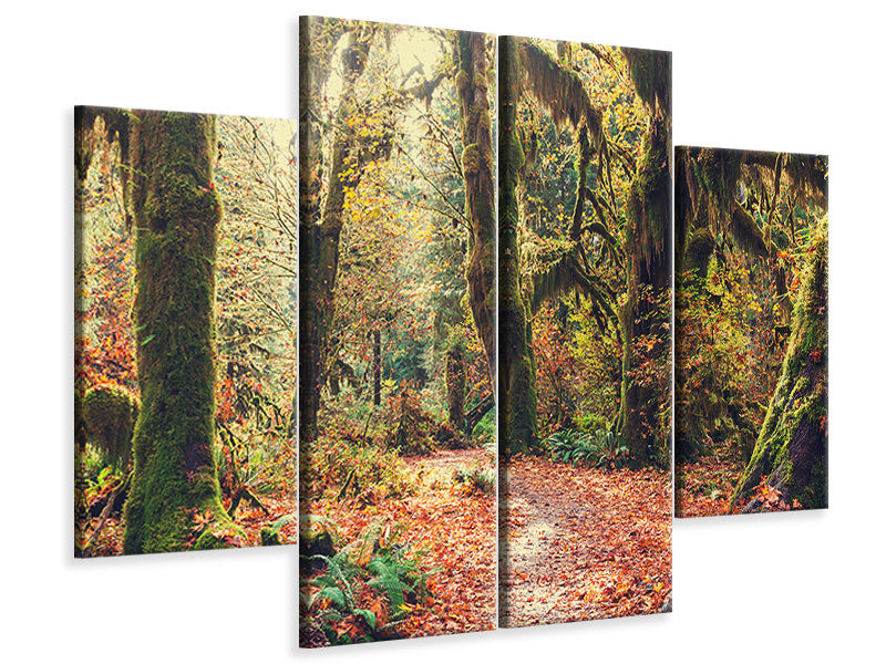 4-piece-canvas-print-fairies-forest