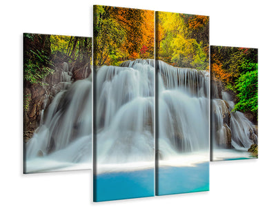 4-piece-canvas-print-falling-water