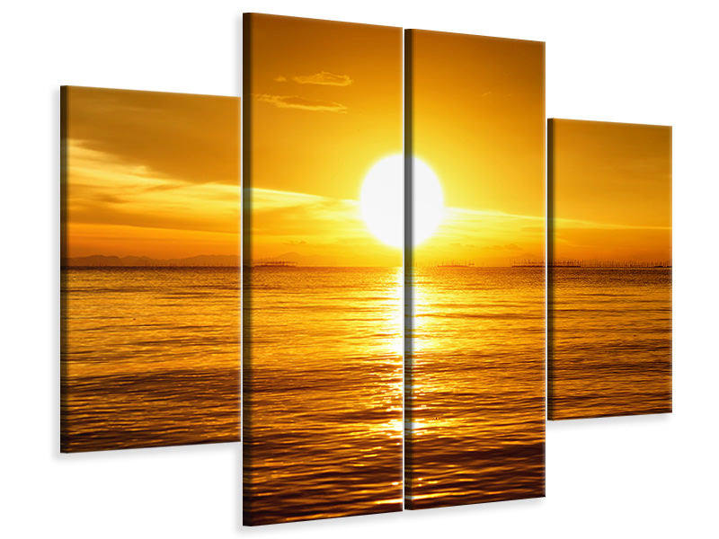 4-piece-canvas-print-fantastic-sunset
