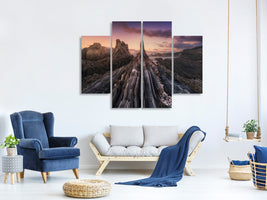 4-piece-canvas-print-gueirua-needles-ii