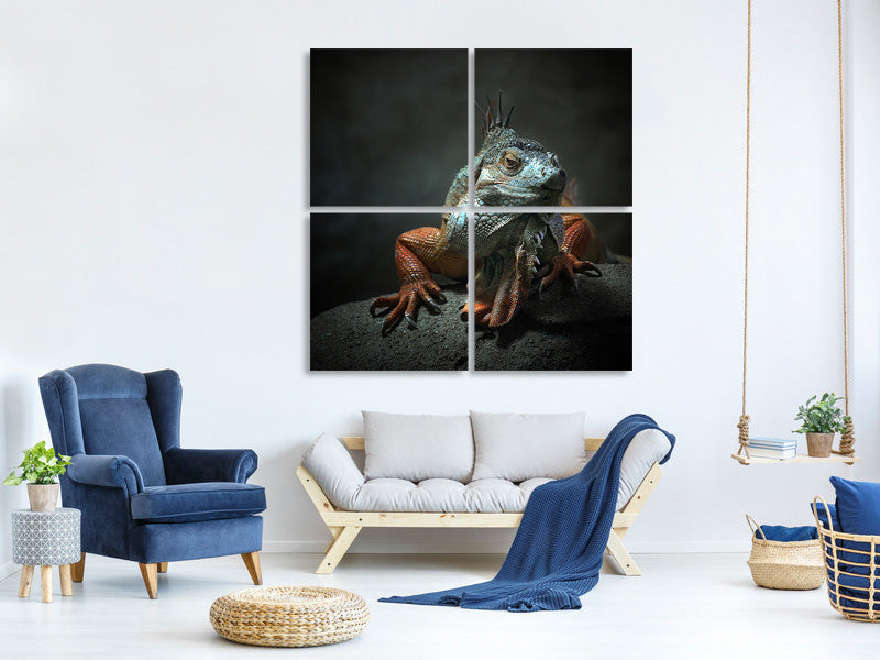 4-piece-canvas-print-i-am-the-king-who-else